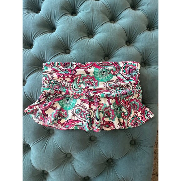 Lands End Swimsuit Bikini Skirt Skort size 6P 6 Petite - Picture 4 of 4
